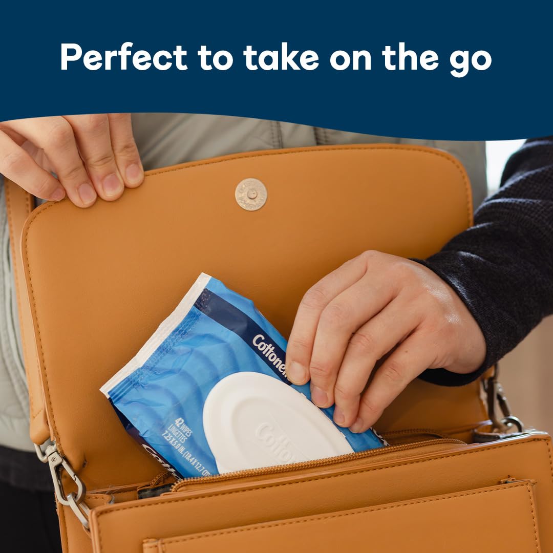 Cottonelle XL Flushable Wipes, 8 Packs, 45 Wipes per Pack