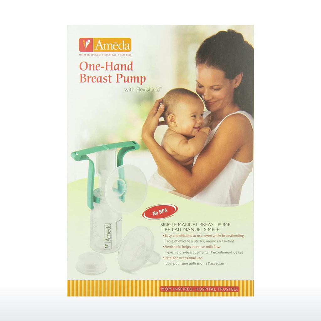 Ameda Manual Breast Pump | One-Hand Portable Breast Pump (additional view 4)