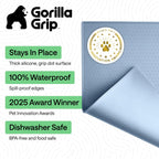 GORILLA GRIP Dog Food Mat, 100% Waterproof Silicone