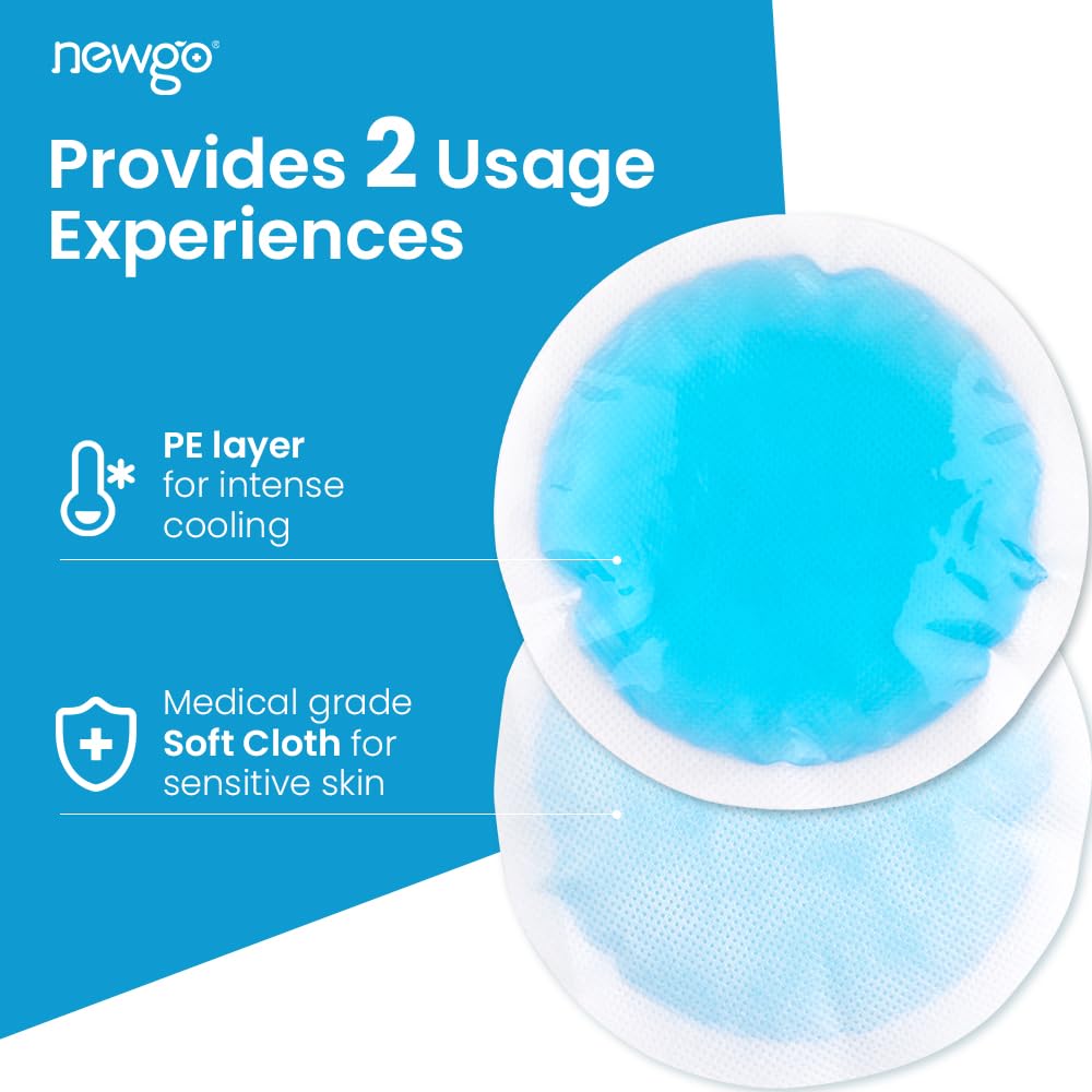 NEWGO Small Ice Packs for Injuries - Blue - 6 Pack view 2