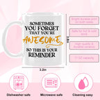 CFGBFDGH Inspirational Coffee Mug - White Reminders view 2