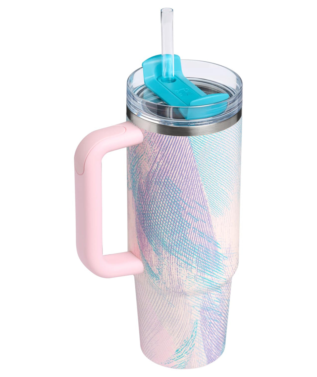 STANLEY Quencher H2.0 Flow State Tumbler, 30 oz, Sea Glass Plume