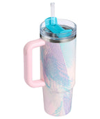 STANLEY Quencher H2.0 Flow State Tumbler, 30 oz, Sea Glass Plume