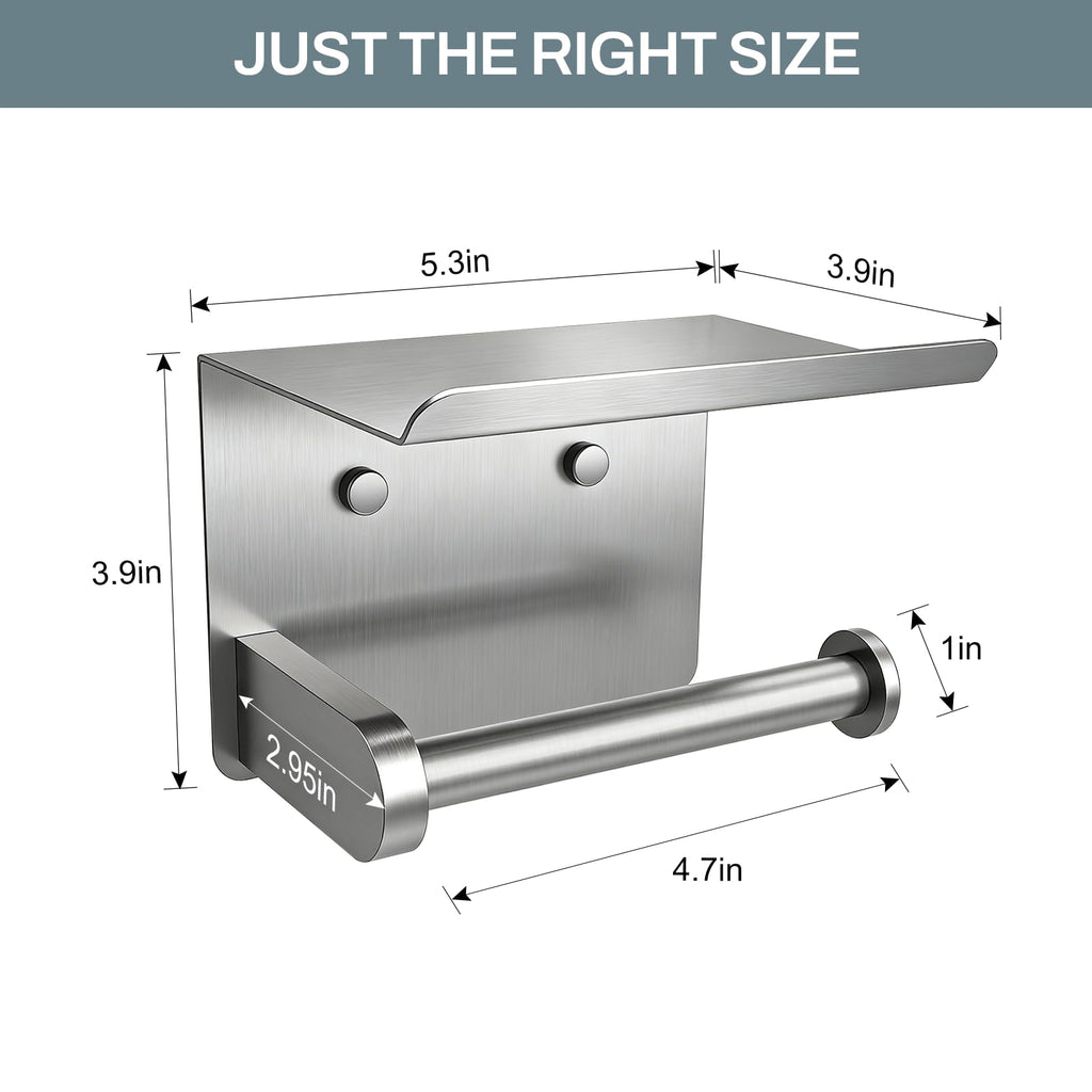 SetSail Toilet Paper Holder with Shelf