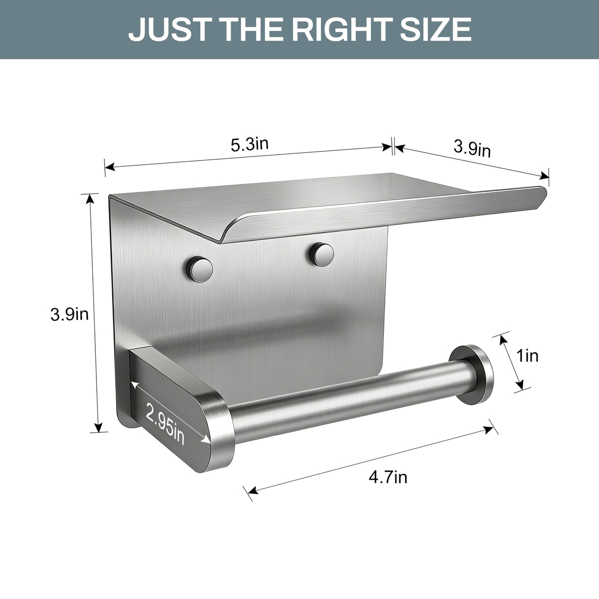 SetSail Toilet Paper Holder with Shelf