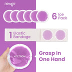 NEWGO Small Ice Packs for Injuries - Purple - 6 Pack view 2