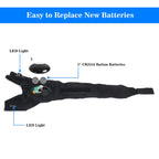 MOIPEJO LED Flashlight Gloves - Black view 6