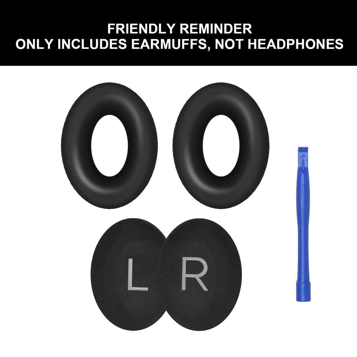 L LTGEM Replacement Ear Pads for Bose QC45 Headphones - view 7