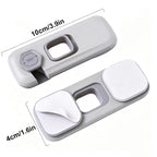 5 Pack Child Proof Refrigerator Lock, QYESWHSR Fridge Locks for Kids with Sticky Adhesive Pads, Child Safety Locks for