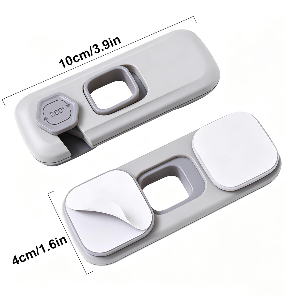 5 Pack Child Proof Refrigerator Lock, QYESWHSR Fridge Locks for Kids with Sticky Adhesive Pads, Child Safety Locks for