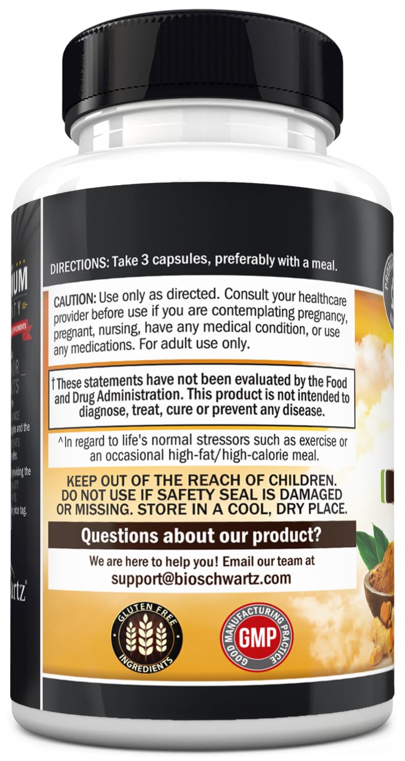 Turmeric Curcumin with Black Pepper Extract 1500mg