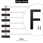 Inch House Numbers and Metal Letters for Outdoor Signs, House Numbers for Outside, Aluminum Address Letters and Numbers for Door, Mailbox, Garden, Perfect for Home or Office (Letter X)
