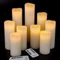 antizer Flameless Candles - Ivory - 2.2"D x 9 Pack