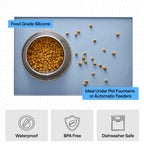 GORILLA GRIP Dog Food Mat, 100% Waterproof Silicone