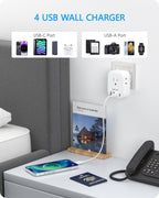 LENCENT Travel Plug Adapter - Type I-17.5W-Australia China view 3