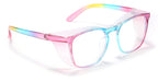 Alsenor Safety Glasses Anti Fog Goggles Protective Eyewear Blue Light Blocking Anti Dust UV Protection Glasses For Men Women - Rainbow view 2