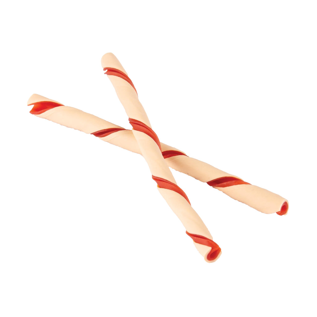 Dingo Twist Sticks Rawhide Dog Treat With Real Chicken, 50 Ct (16 Pack) (P-45022)
