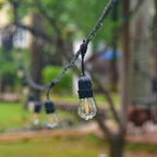 Meconard Pack S14 LED Outdoor String Light Replacement Bulbs, Warm White