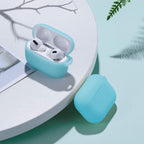 Lerobo for AirPod Pro Case, Soft Silicone Cover with Keychain - Nightglow Blue view 1