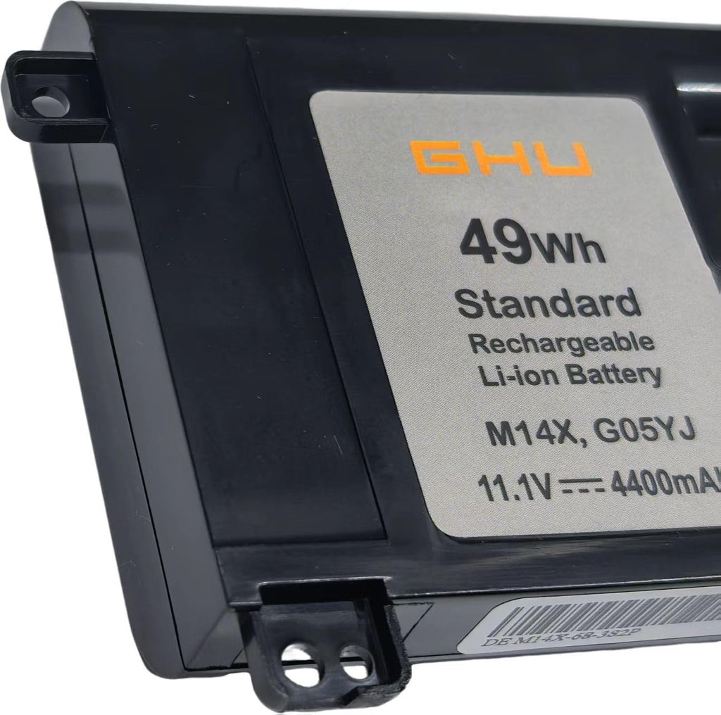 GHU New G05YJ Battery 69WH Compatible with Dell Alienware 14 A14 M14X R4 14D-1528 ALW14D (additional view 2)