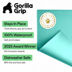 GORILLA GRIP Dog Food Mat, 100% Waterproof Silicone
