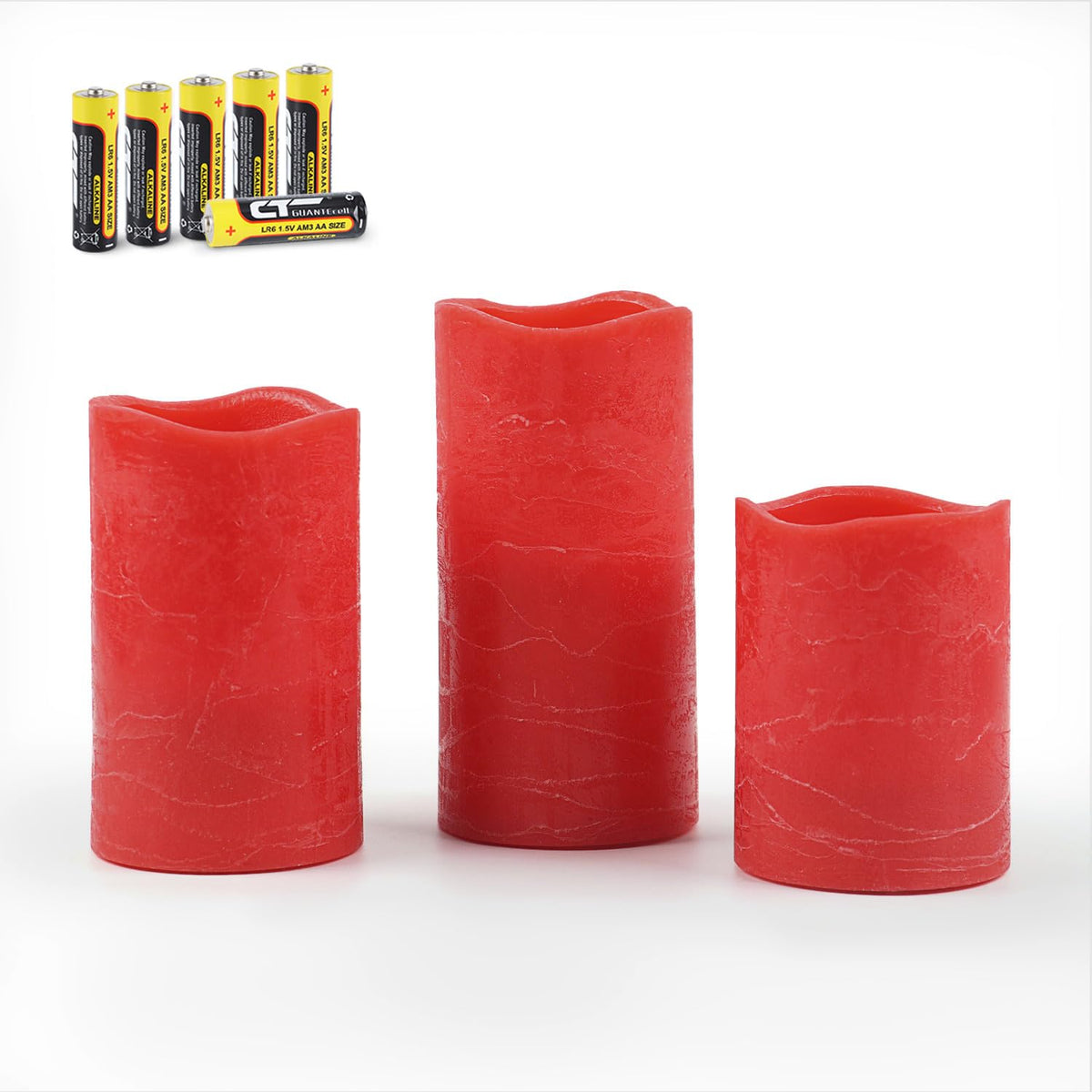 Rhytsing Flameless Led Candles - Red