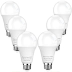 SETEN 6-Pack Dusk to Dawn LED Light Bulbs, 75W Equivalent, 2700K 1,100LM