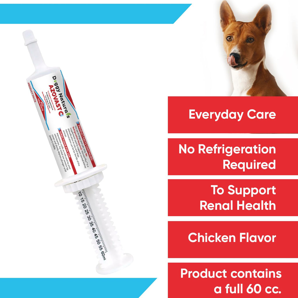 Pet Health Pharma Azovast Plus Kidney Health Supplement for Dogs & Cats -24 Billion CFU- NO Refrigeration Required