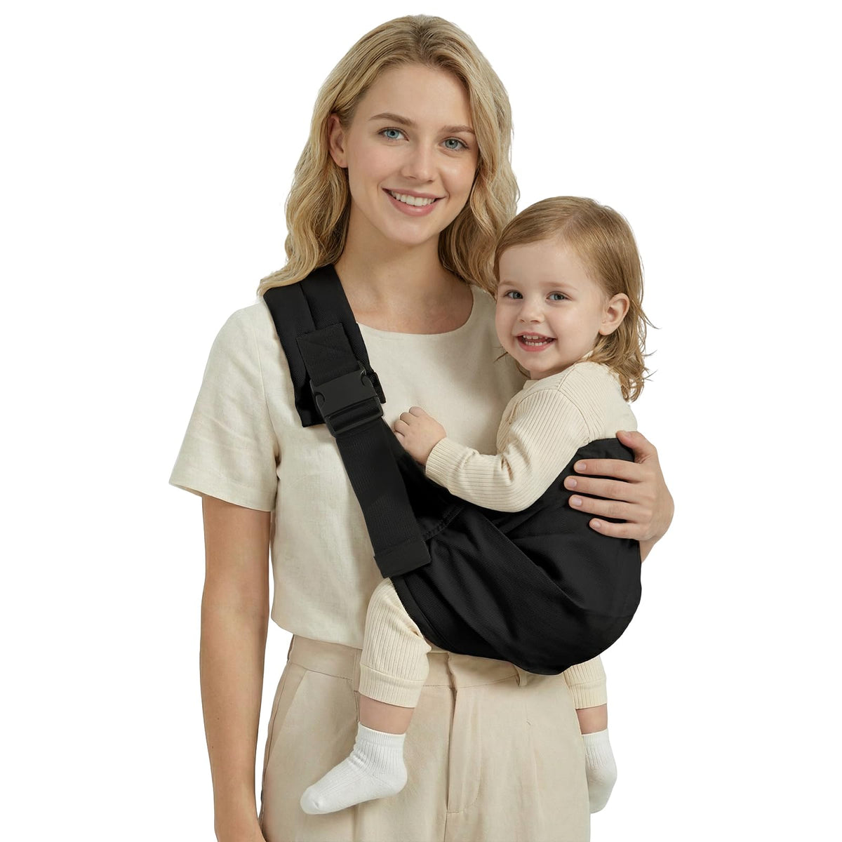 Holaraon Baby Sling Carrier for Toddler - Black