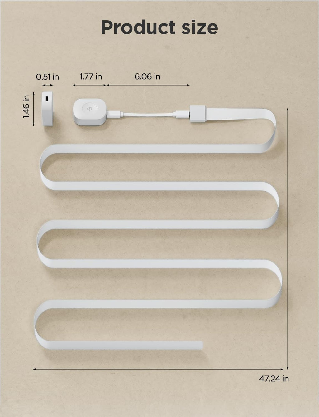 GoveeLife Smart Mini Double Button Switch - Elongated view 8