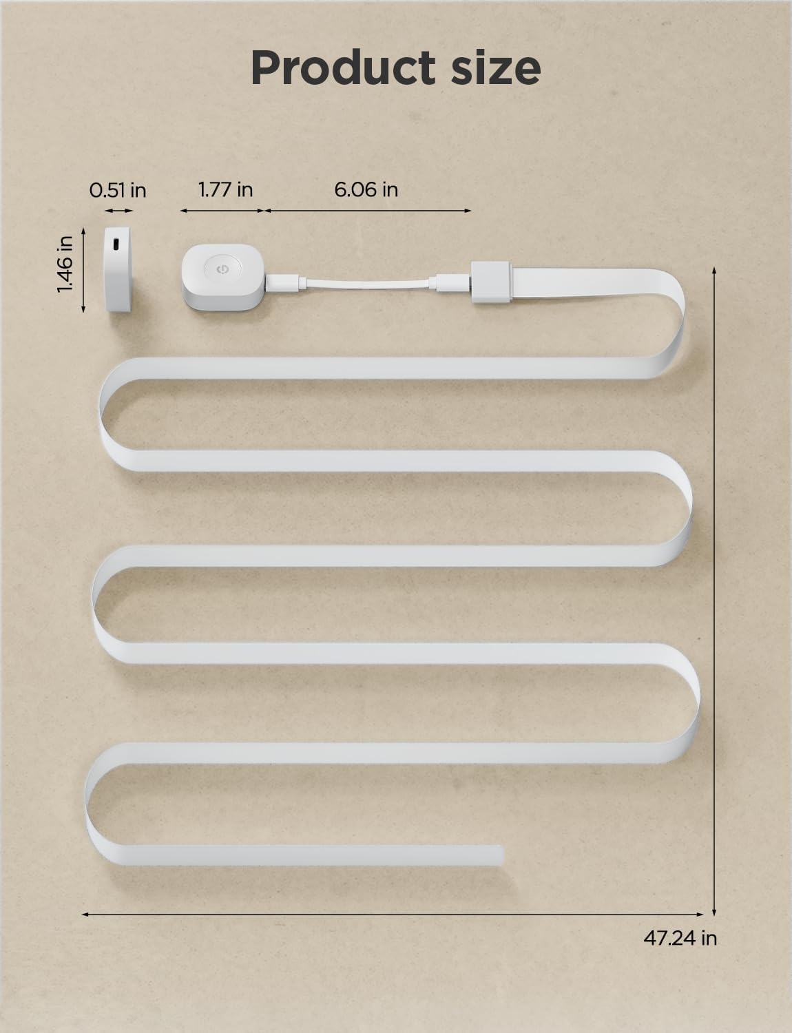 GoveeLife Smart Mini Double Button Switch - Elongated view 8