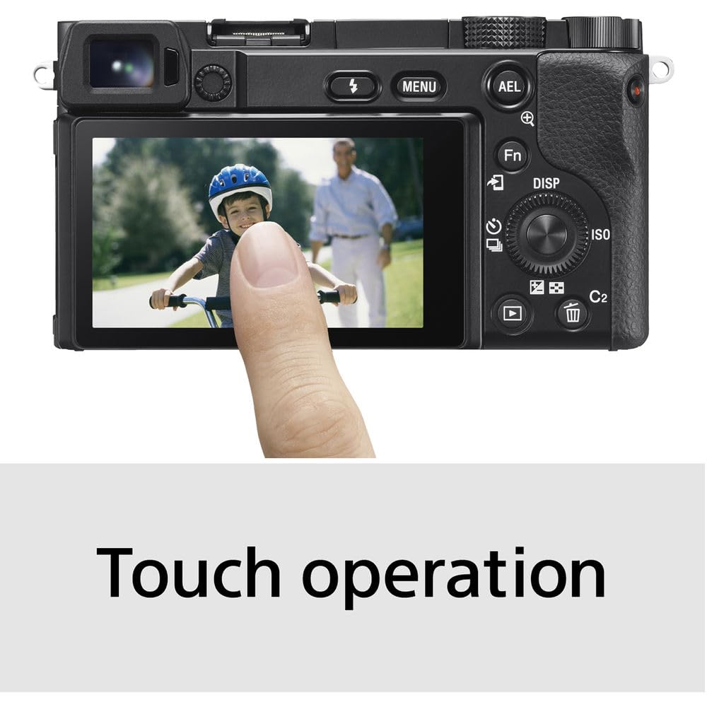 Sony Alpha a6100 Mirrorless Camera 16-50mm & 55-210mm Dual Lens Bundle (ILCE6100XB_EDI_1) (Pack of 16)