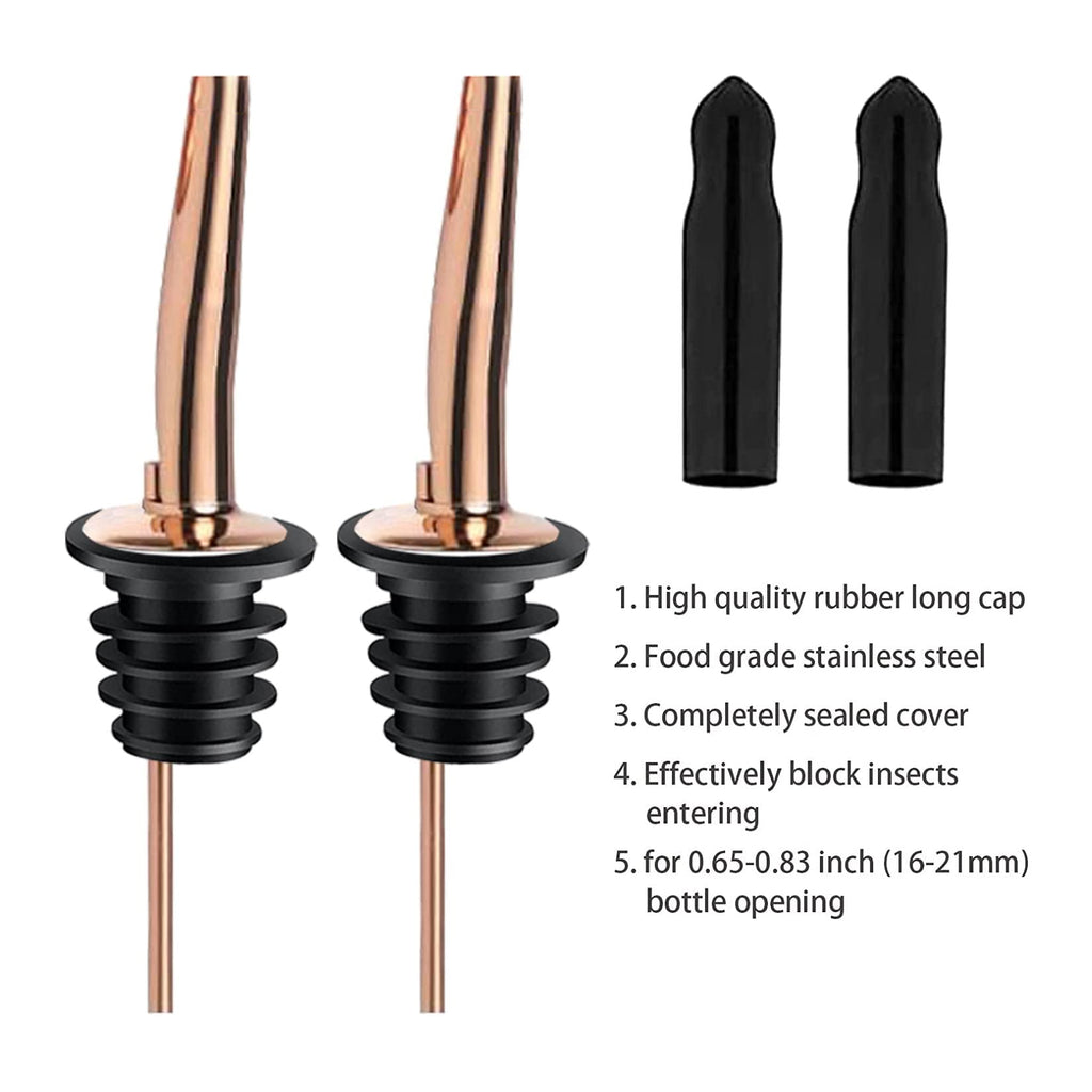 Pafusen Pafuen Liquor Pour Spout - Rose Gold + sealed long cap / 1 view 1