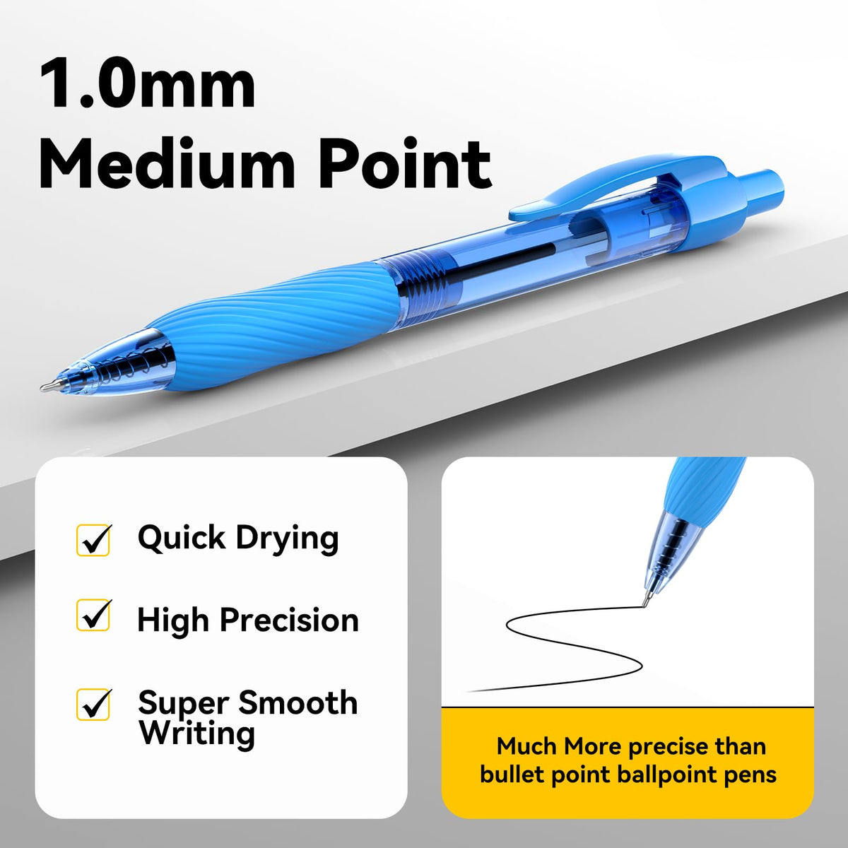 InkSlick Bulk Pens - Blue view 1