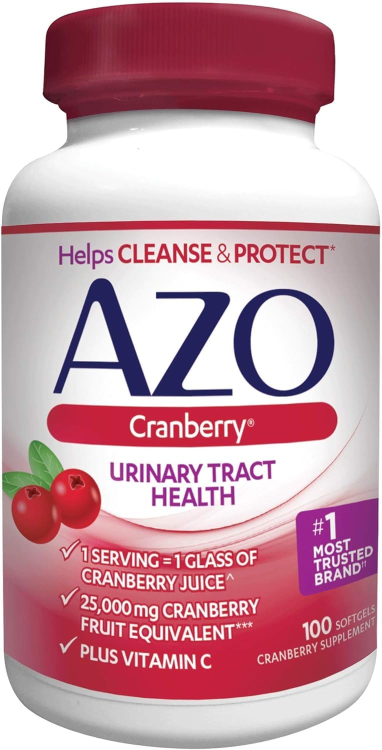 AZO Cranberry Urinary Tract Health Dietary Supplement, 1 Serving = 1 Glass of Cranberry (additional view 10)