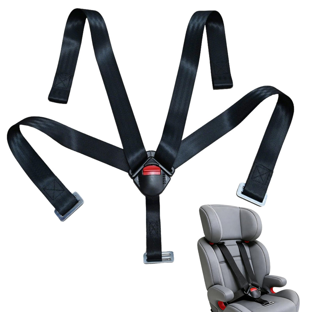 Universal 5 Point Seat Chest Harness with Locking Buckle Adjustable Straps Replacement