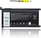 TSKYBEAR WDX0R Laptop Battery Compatible with Dell Inspiron 15 5000 5567 5570 5565 5568