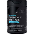Sports Research Omega-3 Fish Oil 1250mg from Wild Alaska Pollock, 90 Count