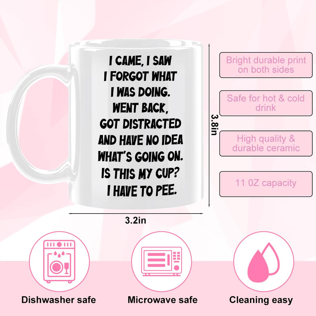 Funny Senior Coffee Mug, Funny Birthday Gifts for Grandma Senior Citizens (additional view 2)