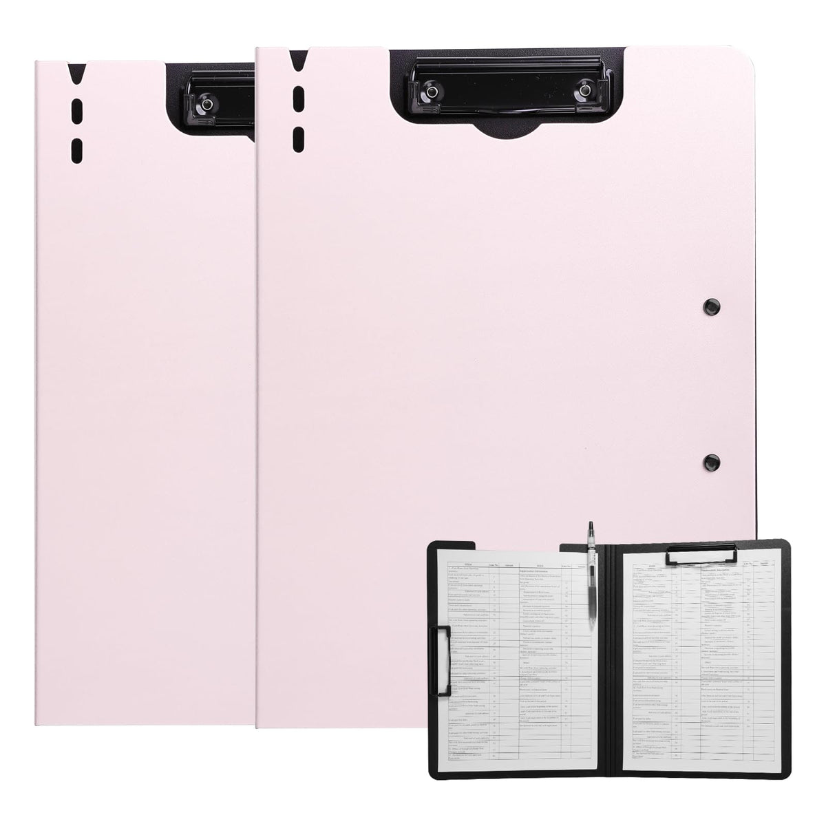 FRETONBA Clipboard Folder, 2 Pcs A4 Foldable