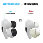 3 Pairs Replacement Ear Tips for AirPods Pro 2nd & 1st(S/M/L, Black) (additional view 4)