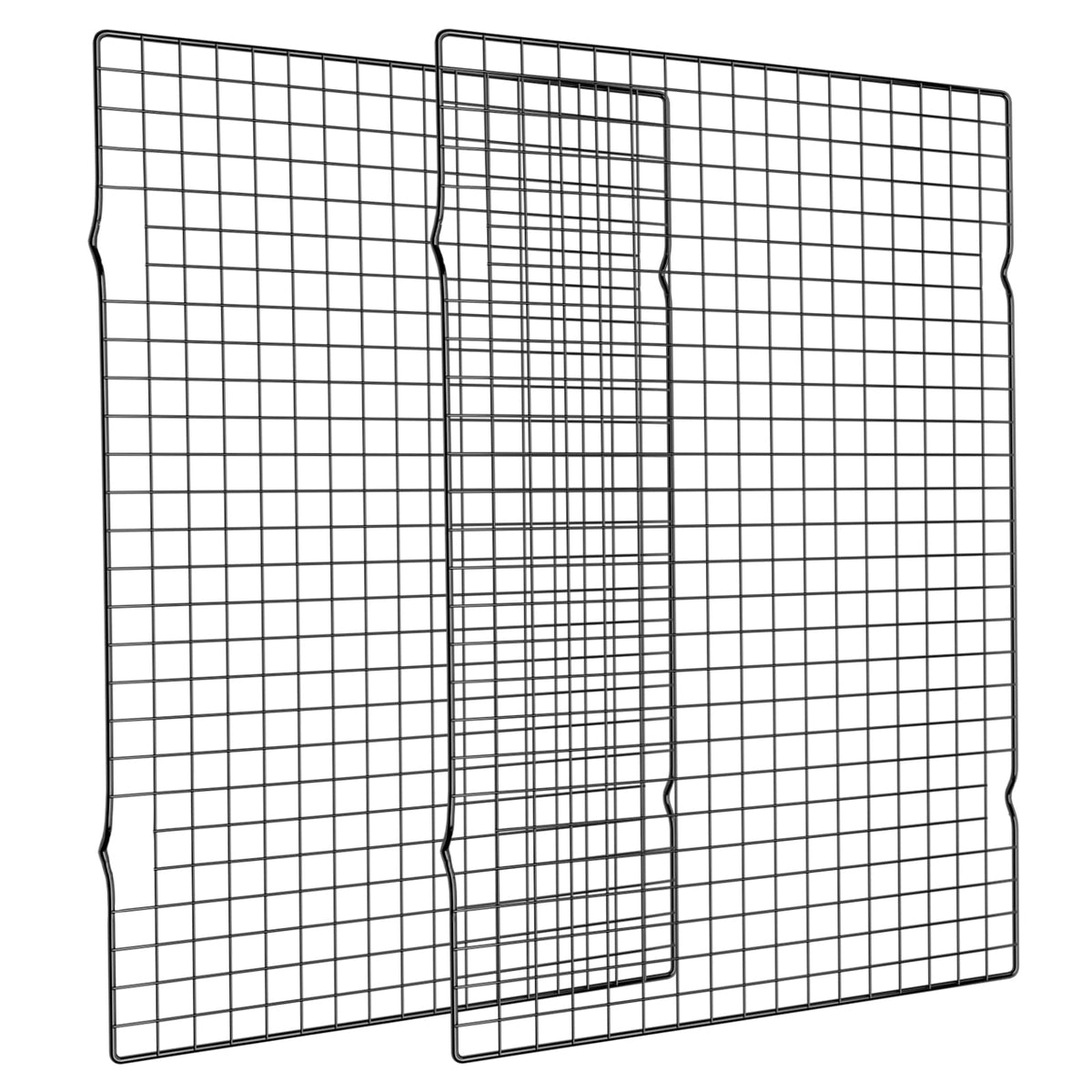 BRIOUT Cooling Rack for Baking - Black / 16"x10"-2PC