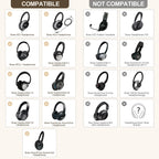 Aurivor Replacement Ear Pads for Bose QuietComfort QC35 QC25 QC15 QC2 Headphones - Beige view 1