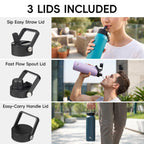 Konokyo oz Insulated Stainless Steel Water Bottle