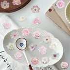 50Pcs Pink Flower Stickers for Kid Cartoon Aesthetic Sticker Bag Waterproof Water Bottle (additional view 6)