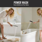 Veken 14" Wide Rain Shower Head with Handheld,Full Body Coverage & Spa-Like (SHC5V404)