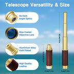 Laupha Retro Pirate Telescope 25x30 Spyglass Portable Collapsible Handheld Telescope Zoom (additional view 2)