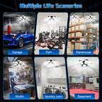 POLARPRA LED Garage Lights - 30000LM Super Brighter Garage Lighting w/ 6 Deformable (additional view 6)