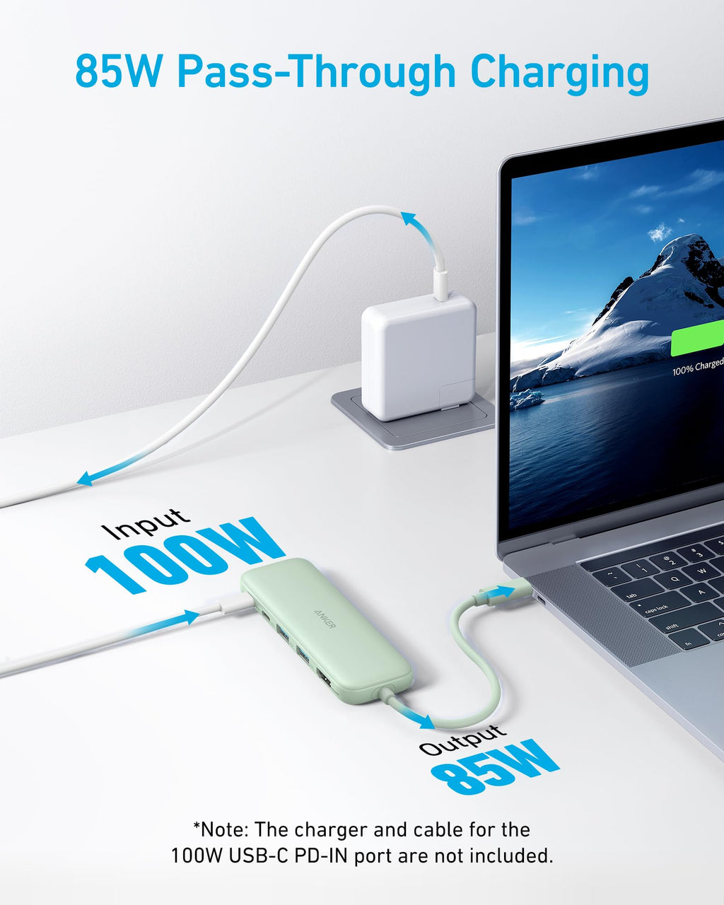 Anker USB C Hub, 5-in-1 USBC to HDMI Splitter with 4K Display