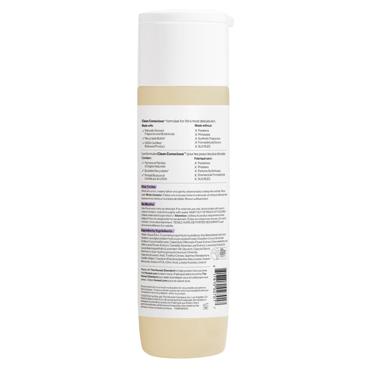 The Honest Company Shampoo & Body Wash - Lavender / 10 Fl Oz (Pack of 1) view 9